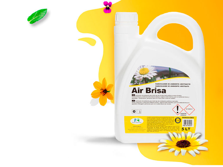 Air Brisa -Ambientador purificador de ambiente Aroma Abstracto - Envase 5 lts